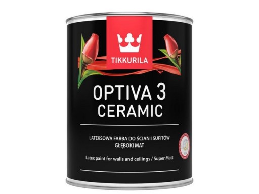 TIKKURILA OPTIVA CERAMIC 3 латексная краска 0,9 А