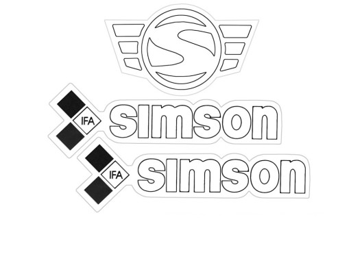 NAKLEJKI NAKLEJKA nr32 SIMSON SR50 SR80
