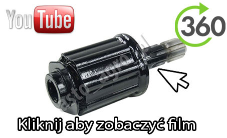 Sprzęgło przeciążeniowe wału wałka WOM 1600 Nm adapter SPA-1600