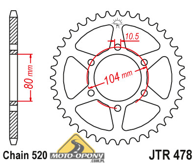 Комплект привода Kawasaki ER6-N_ER6-F_X-Ring!