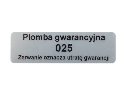 НАКЛЕЙКИ ГАРАНТИЙНЫЕ Пломбы 40x12 VOID MAT 250 шт.