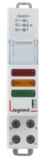 СИГНАЛЬНАЯ ЛАМПА LEGRAND 3F, 3 ЦВЕТА 412934