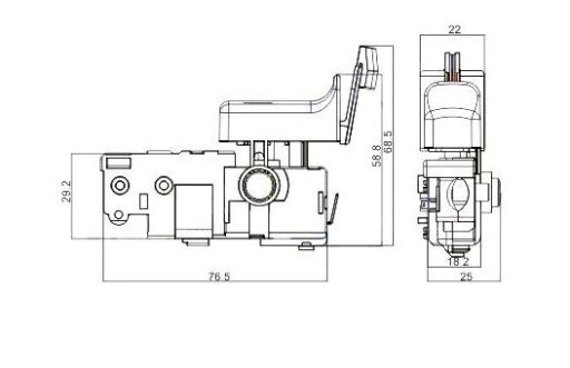 Выключатель для BOSCH GBH 2-26 1617200532