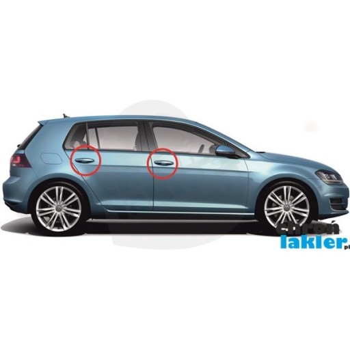 folia ochronna PPF 3M pod klamki VW GOLF VII 7 4sz