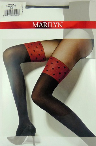 Колготки Marilyn ZazuE11 R1/2 как чулки черные/