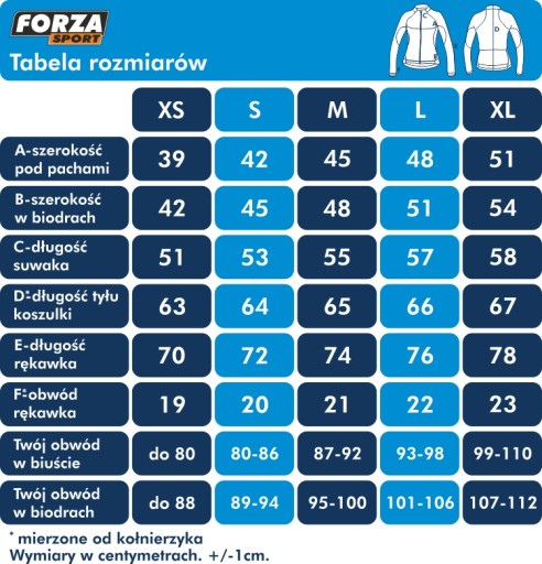 BLUZA KOLARSKA JESIEŃ ZIMA FORZA SPORT FENICE L