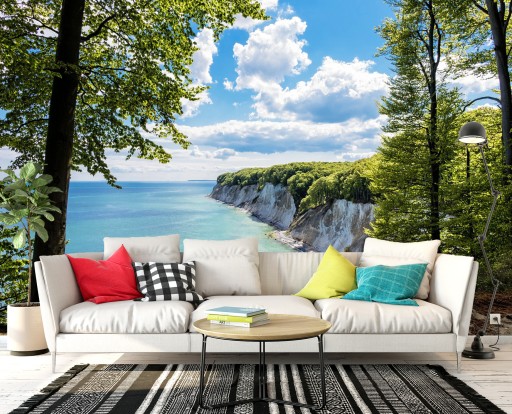 Fototapeta 3D morze skały brzeg 368x254 F00293