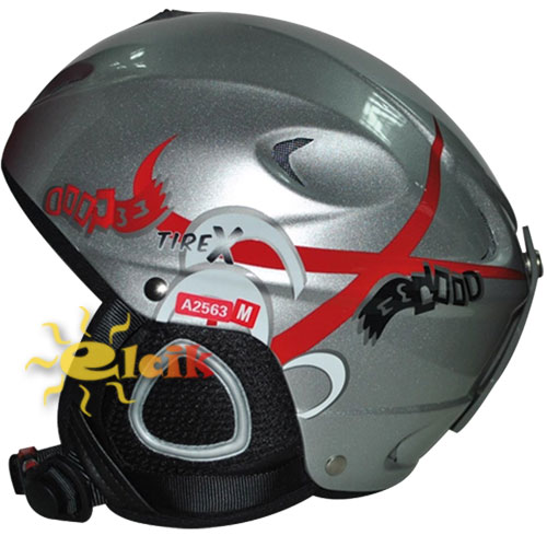 KASK NARCIARSKI SNOWBOARDOWY TIREX SILVER S(54-55)