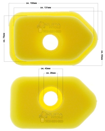 Filtr powietrza do B&S Classic/ Sprint 272235