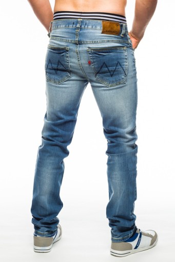 SPODNIE MĘSKIE VANKEL JEANS - 620 - 92CM L32