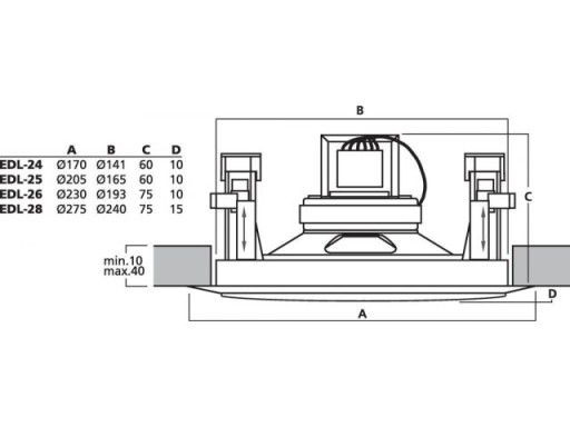 MONACOR EDL-26 белый потолочный громкоговоритель PA