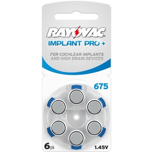 Батарея Rayovac Implant Pro+ 675 60 шт.