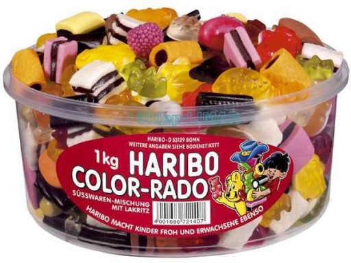 HARIBO COLOR-RADO JELLIES BLEND 1 КГ ИЗ ГЕРМАНИИ