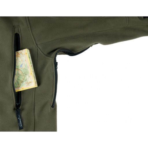 Bluza Męska Polarowa Polar Kurtka Helikon Patriot Gruba i Ciepła Coyote M