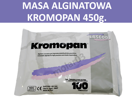 MASA WYCISKOWA alginatowa - KROMOPAN 450g - FV!