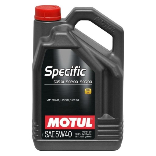 MOTUL SPECIFIC OIL 505.01 502.00 5W40 5л ЛЮБЛИН