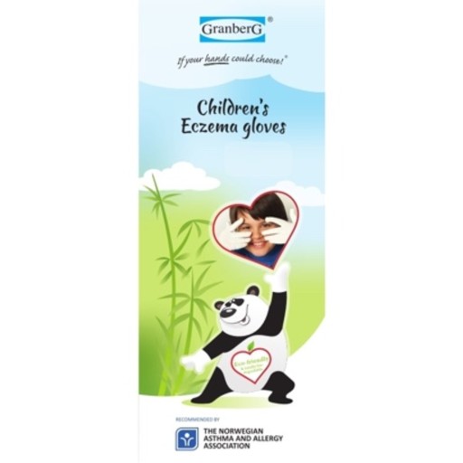 Бамбуковые дерматологические перчатки от экземы GRANBERG Bamboo 7-8 лет дети