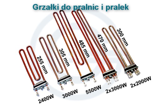 Grzałka typ U, 1000W 230V 685x32mm i INNE