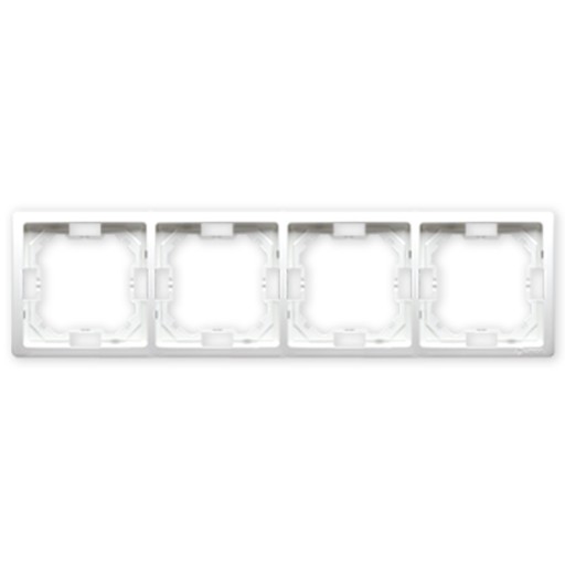 Simon Basic Quadruple FRAME белый Связаться с Simon