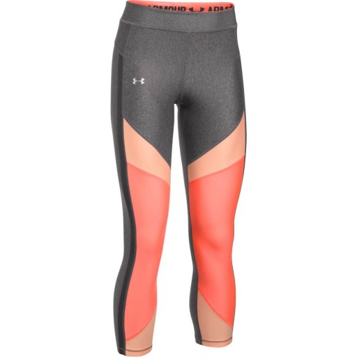 УКОРОЧЕННЫЕ ЛЕГИНСЫ UNDER ARMOUR COLOR СЕРЫЕ 7/8 1292129 XS