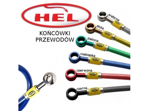 Przewody oplot HEL Yamaha YZF-R1 2002-2003 przód