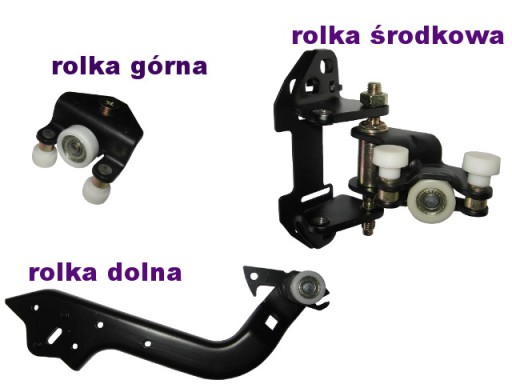 РОЛИКИ БОКОВЫХ ДВЕРЕЙ VW CRAFTER SIDE SET