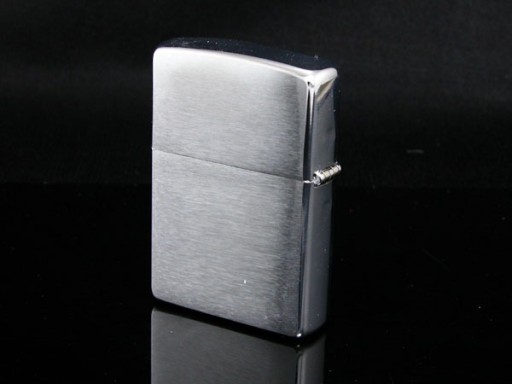 Зажигалка Zippo, серебристый матовый хром, оригинал