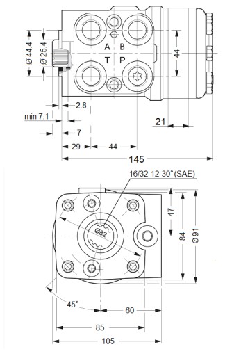 ORBITROL OSPC 160 НА 150N2153 УСИЛЕННЫЙ ГИДРОЛИДЕР