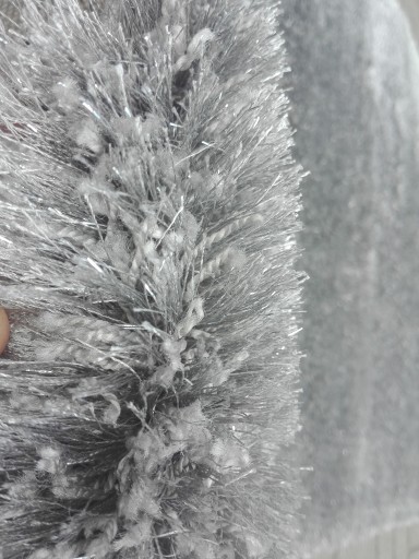 Ковер NEW SHAGGY 80x150 GLITTER SILVER NITH HIT!