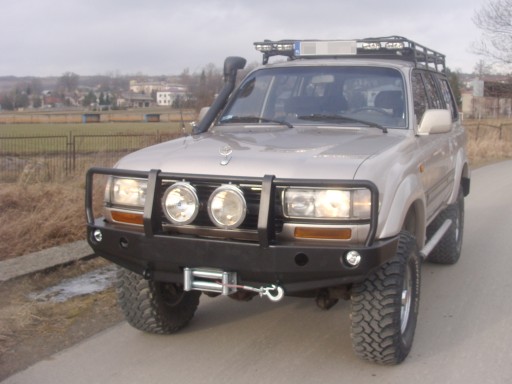 БАМПЕР ПЕРЕДНИЙ TOYOTA LAND CRUISER 80 СТАЛЬ