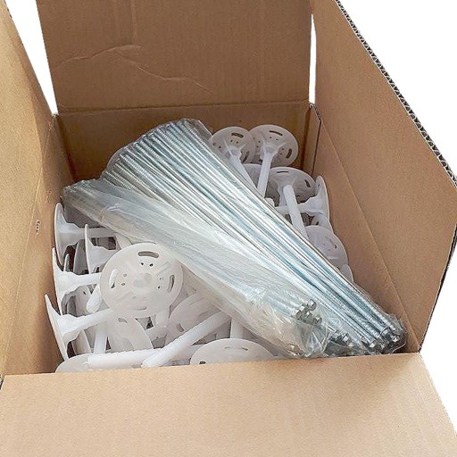 Łącznik Kołek trzpień metal Dybel 10 cm -100 szt stalowy kołek 100 mm