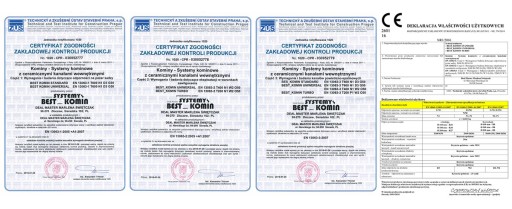 System Kominowy Komin Ceramiczny 7 m K Fi 200 BKU IZOLOWANY OCIEPLONY