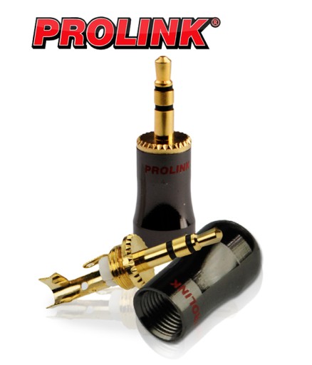 РАЗЪЕМ mini JACK 3,5 STEREO PROLINK GOLD TPJ-0355B