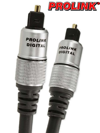 ЭКСКЛЮЗИВНЫЙ ОПТИЧЕСКИЙ КАБЕЛЬ TOSLINK PROLINK 1,2 м