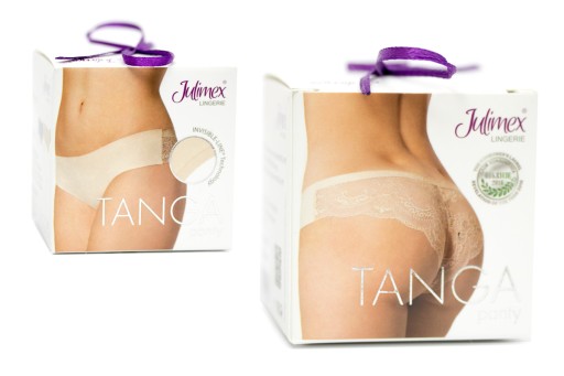 Женские кружевные трусики Julimex Tanga White R.L