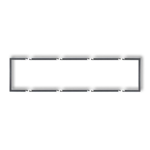 Двойная дополнительная рама, графит 11DRW-2 DECO KARLIK