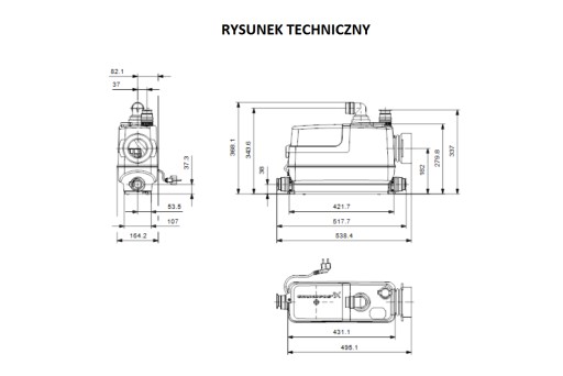 НАСОС ДЛЯ ШЛИФОВКИ GRUNDFOS SOLOLIFT2 CWC-3