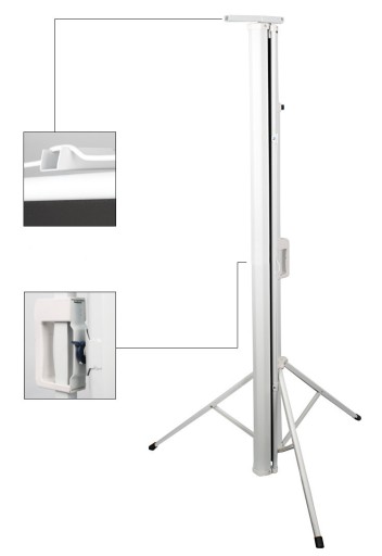 ПОЛУАВТОМАТИЧЕСКИЙ ПРОЕКЦИОННЫЙ ЭКРАН Штатив 120х90см
