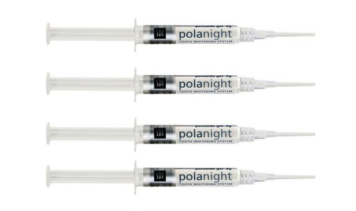 POLANIGHT ГЕЛЬ ДЛЯ БЕЛЕНИЯ ЗУБОВ 4*16% +2 НАКЛАДКИ