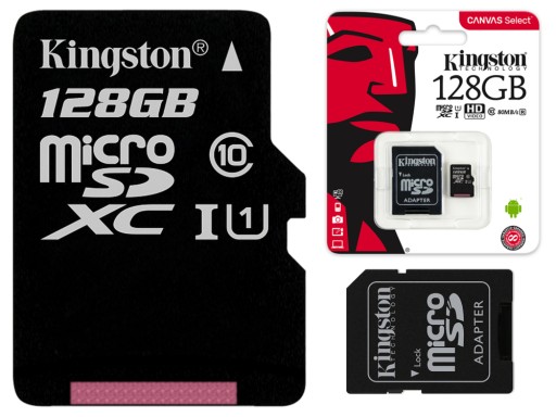 КАРТА ПАМЯТИ KINGSTON 128 ГБ MICRO SD класс 10 UHS