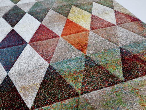 Dywan BELIS ESSENCE 3D 200x290 TRÓJKĄTY ROMBY beż