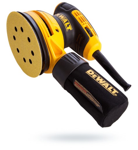 Эксцентриковая шлифовальная машина DeWalt DWE6423 + 40 дисков