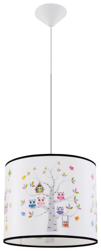 Lampa Wisząca SOWY 30 Oprawa sufitowy zwis abażur do Pokoju Dziecka LED E27