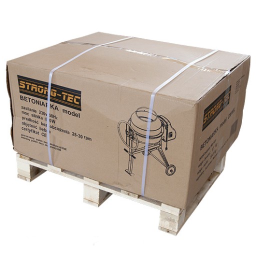 BETONIARKA 120 L 230V ŻELIWO + RĘKAWICE 650 W -