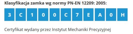 GERDA Zamek wierzchni atestowany TYTAN ZX brązowy