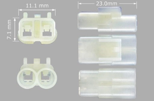 WTYK HM 2 PIN SUMITOMO MOTOCYKLE KOSTKA ZLACZE