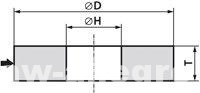 ДИСК ДЛЯ ЗАТОЧКИ ПИЛЫ 127x6x12,7 99A FORMULA 3