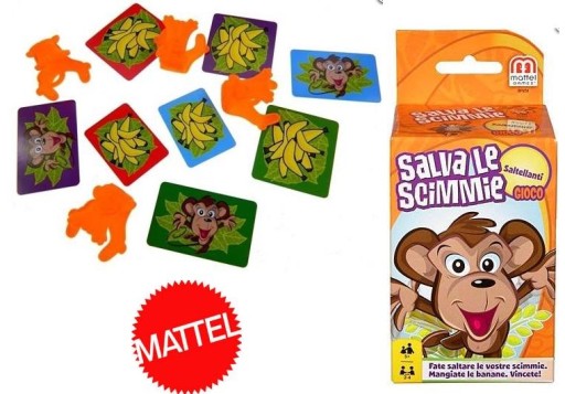 MATTEL SKACZĄCE MAŁPKI GRA ZABAWA W SKANIE BFV24