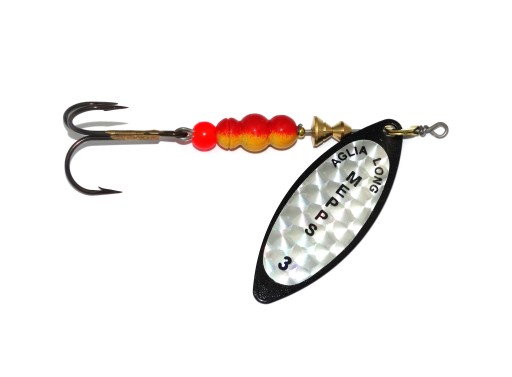 Mepps AGLIA LONG RAINBO czarna_black 3/11,5г