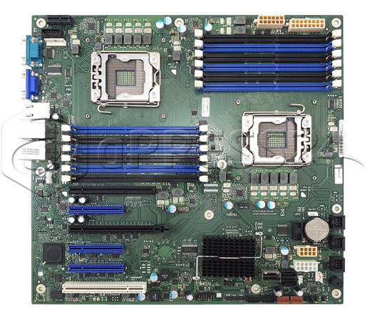 ПЛАТА Fujitsu D3099-A11 s1366 TX200 DDR3 2xRJ45 FV